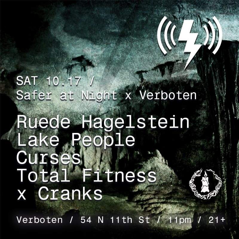 Safer At Night x Verboten // Ruede Hagelstein / Lake People / Curses / Total Fitness / Cranks - Página frontal