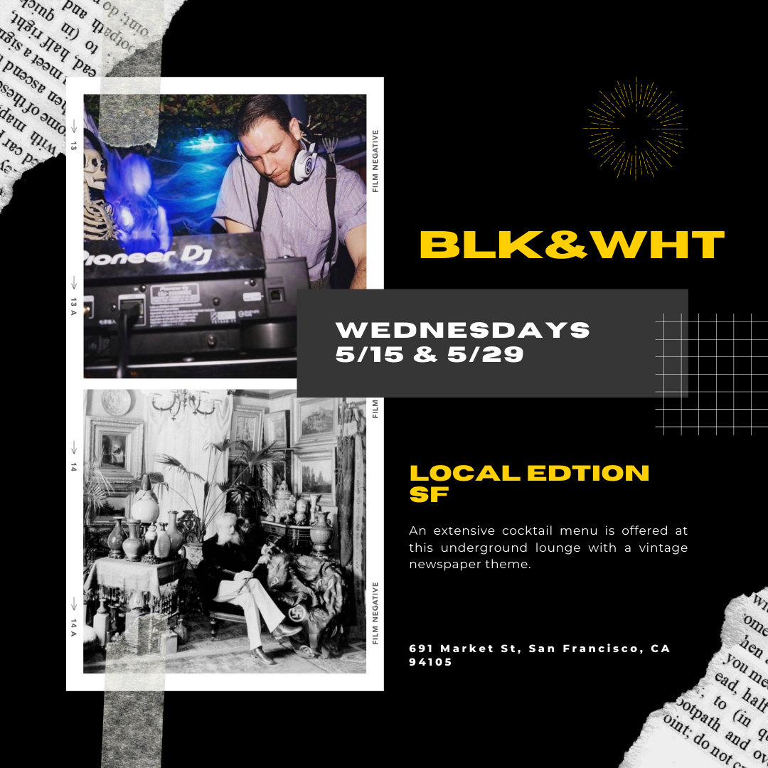 BLK&WHT HH AT LOCAL EDTION - フライヤー表