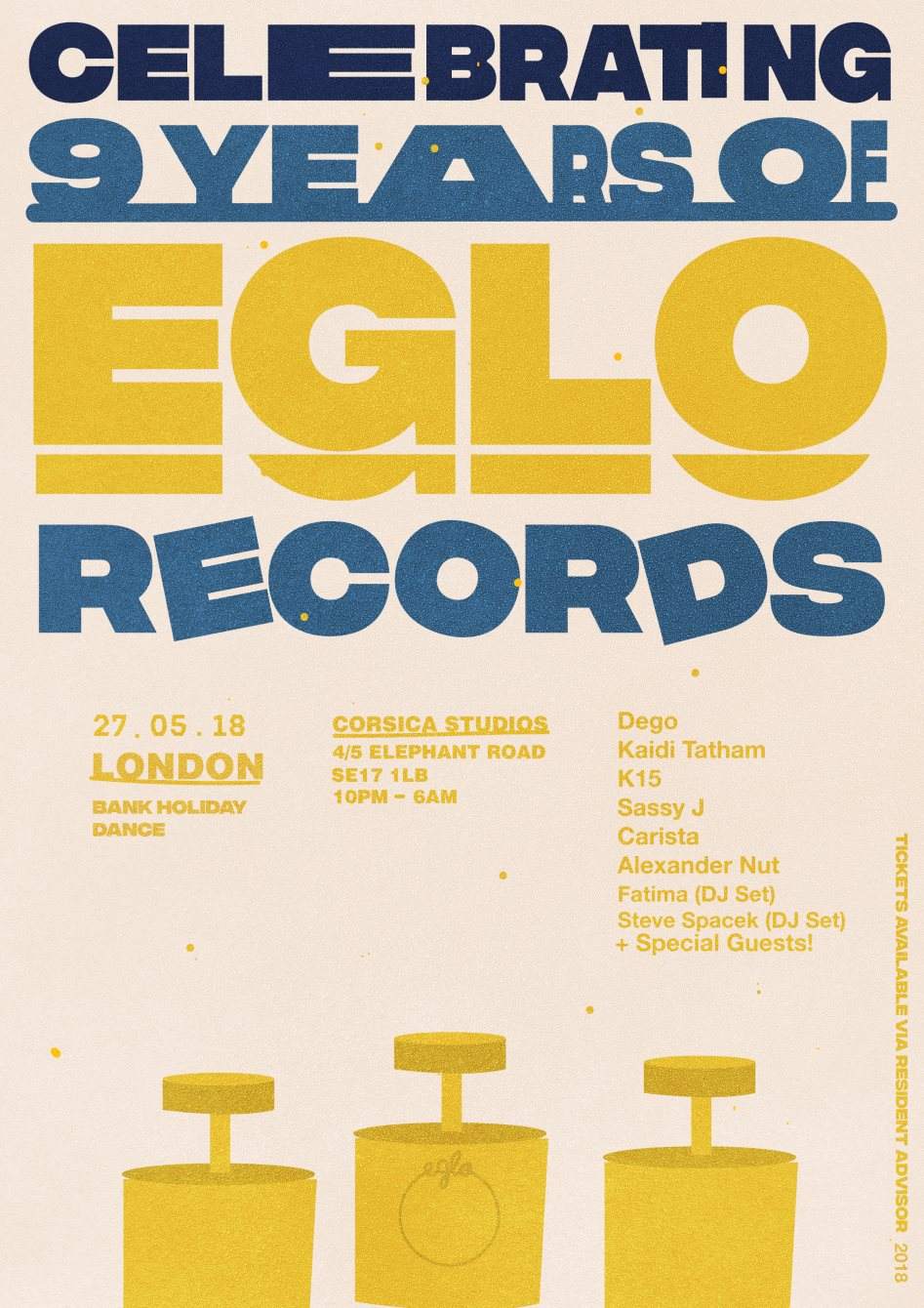 Eglo Records Bank Holiday Dance - Página frontal