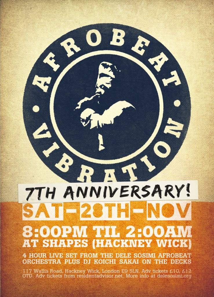 Afrobeat Vibration 7th Anniversary - Página frontal