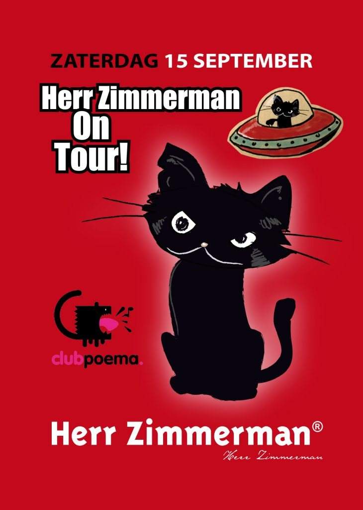 Herr Zimmerman on tour - フライヤー表