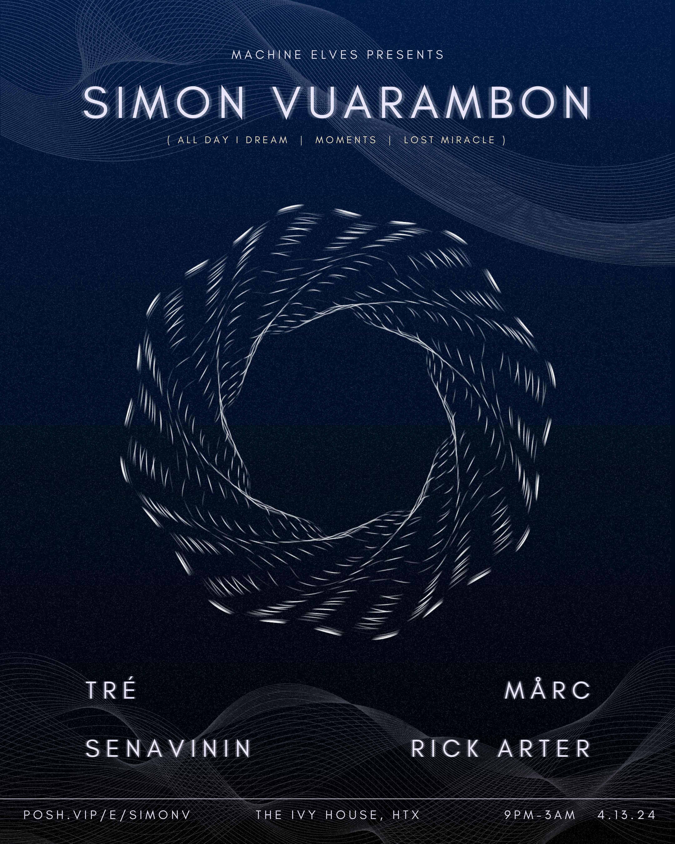 Machine Elves presents Simon Vuarambon - Página frontal