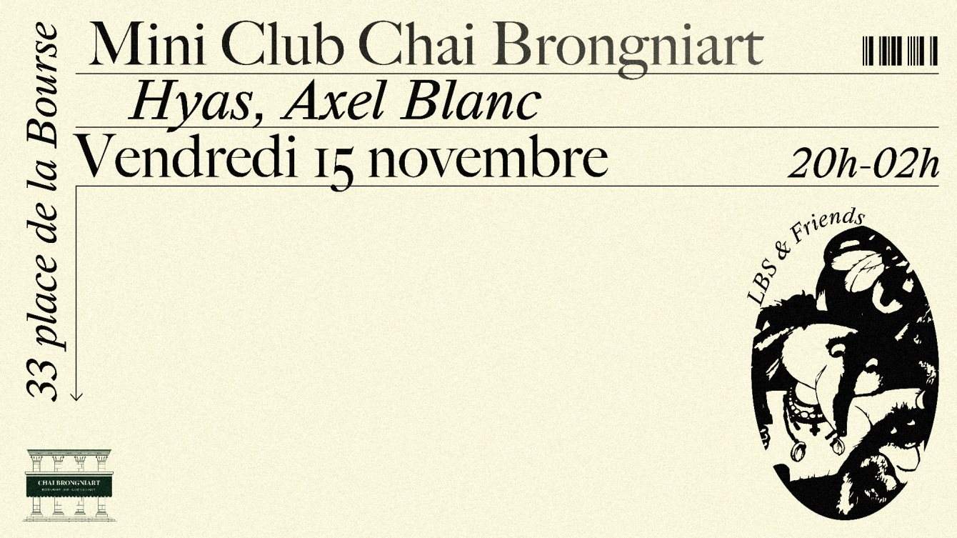 LBS & Friends (Mini Club): Hyas, Axel Blanc - Página frontal
