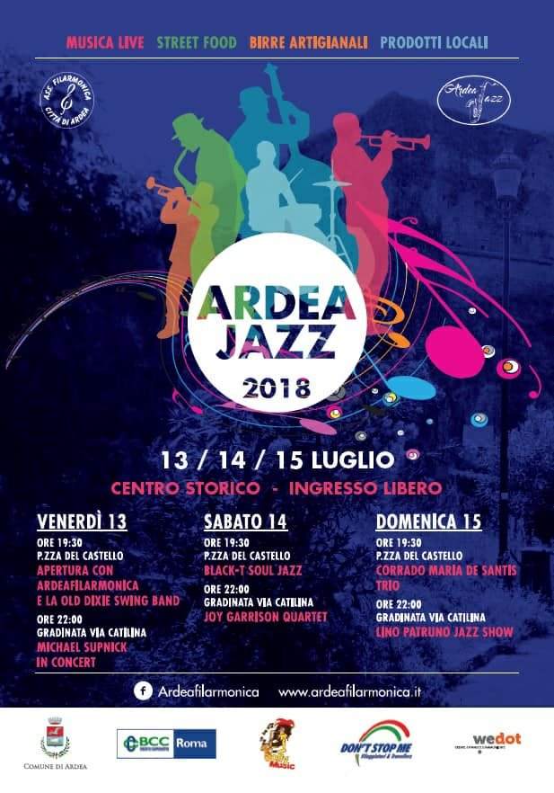 Corrado Maria De Santis & The Space Between at Ardea Jazz 2018 - Página trasera