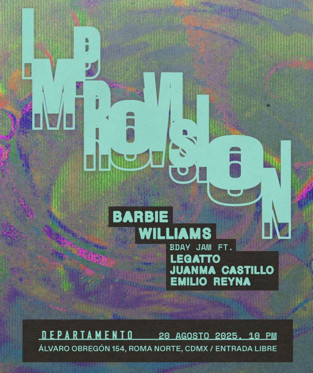 IMPROVISIÓN at Departamento, Mexico City