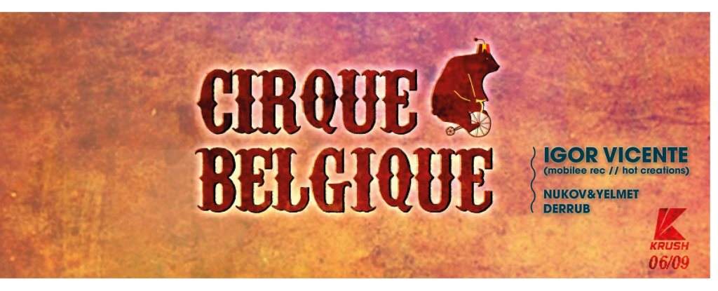Cirque Belgique - Página frontal
