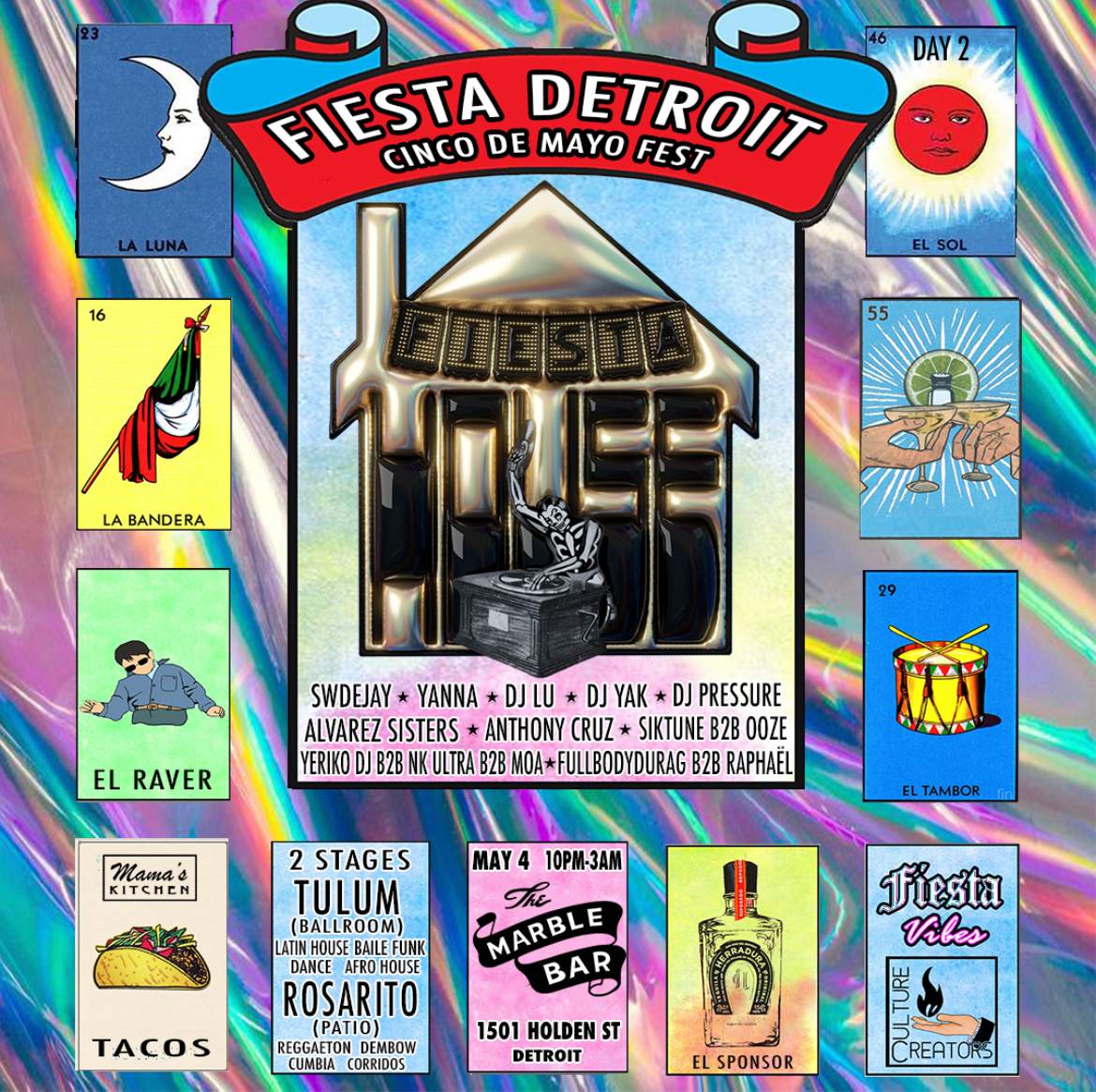 Fiesta Detroit Cinco De Mayo Fest - フライヤー表