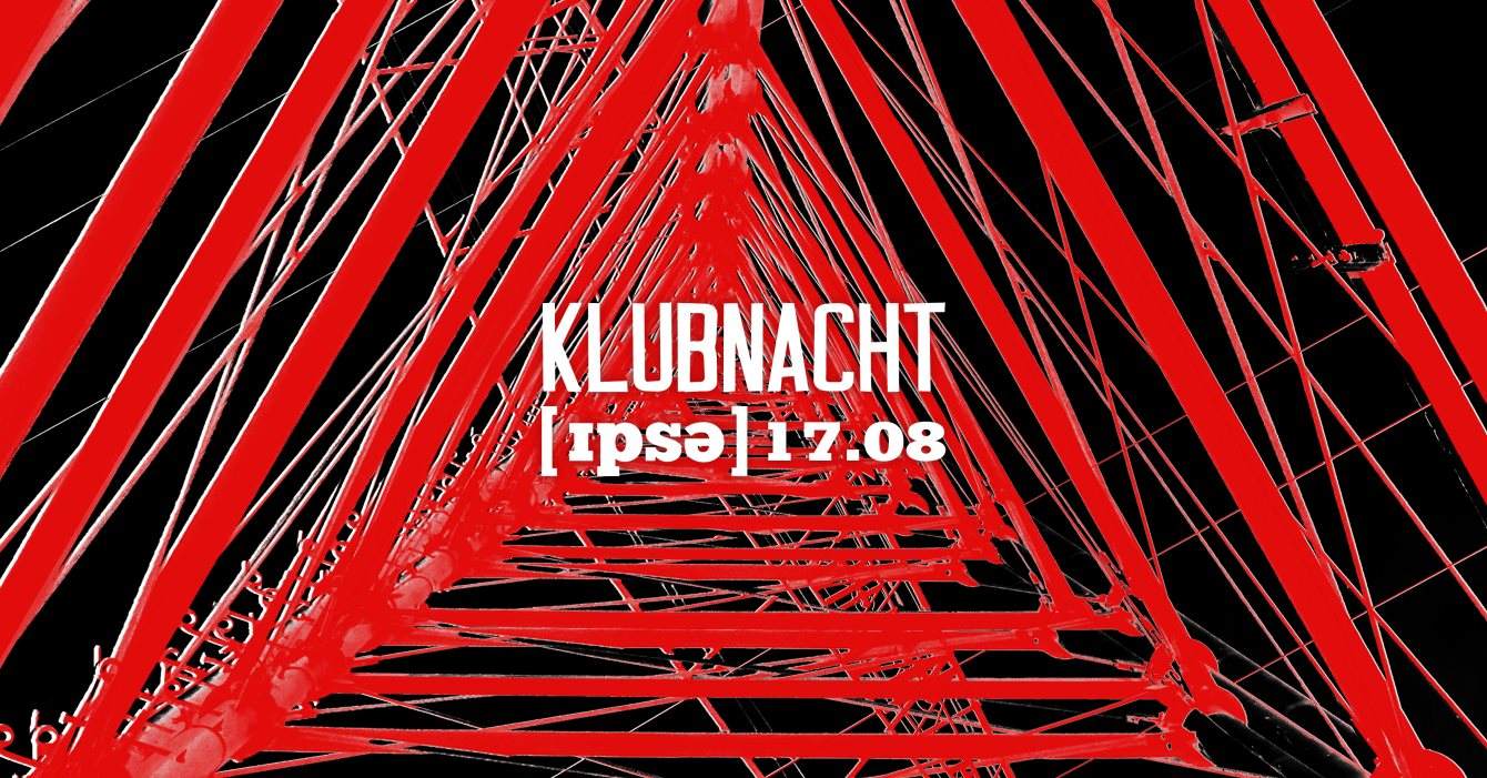 Klubnacht with Omar-S, Sven Weisemann and More - Página frontal
