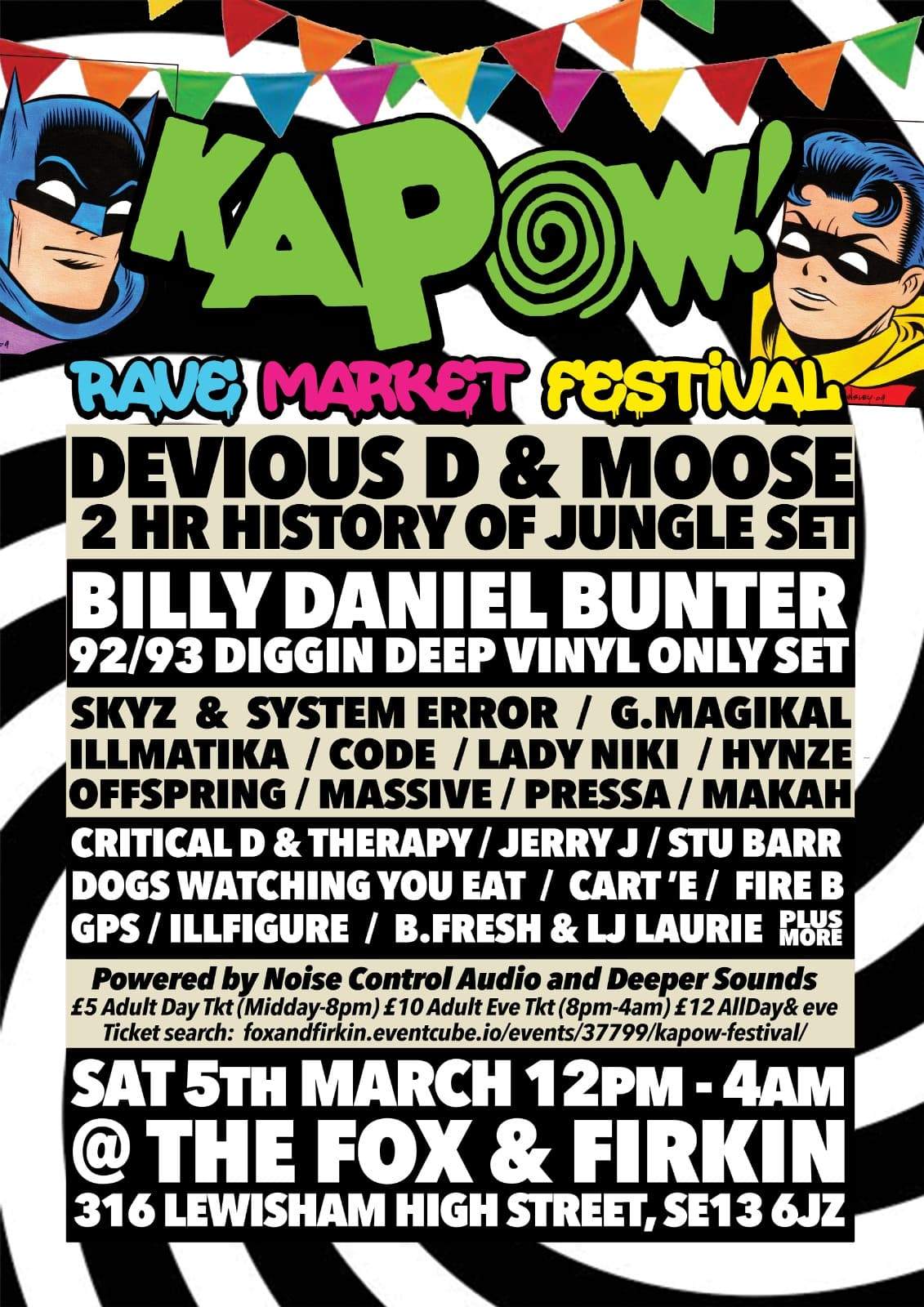 KAPOW! 'ORIGINAL OLDSKOOL' RAVE MARKET / FESTIVAL! ALL DAY-NIGHT at The ...