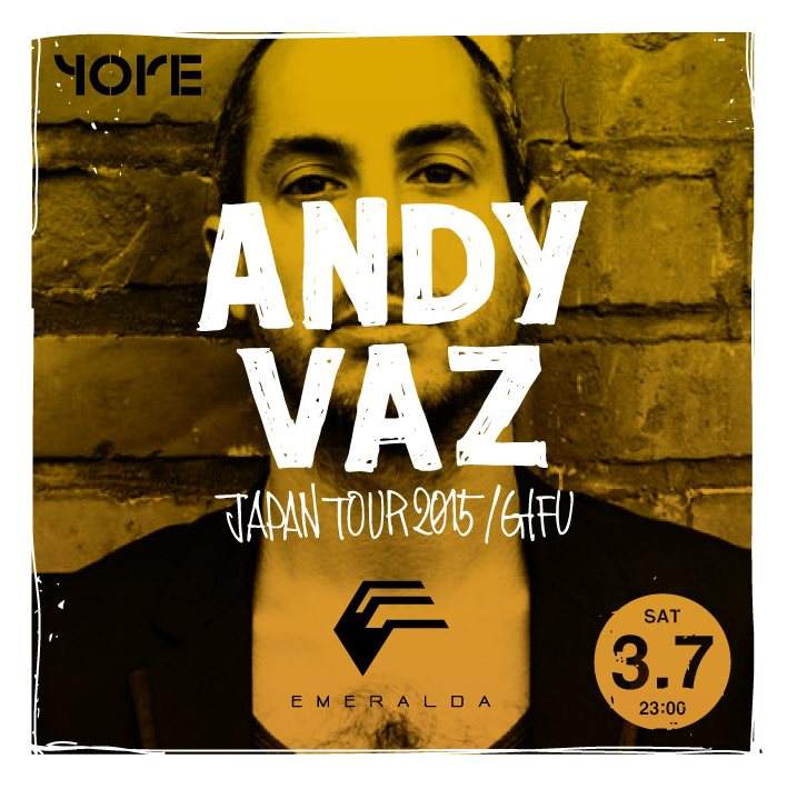 Andy Vaz Japan Tour 2015 - フライヤー表