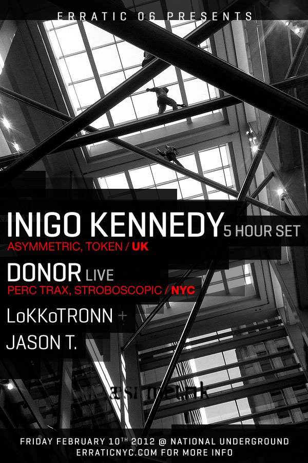 Erratic 06: Inigo Kennedy 5-Hour Set + Donor live - Página trasera