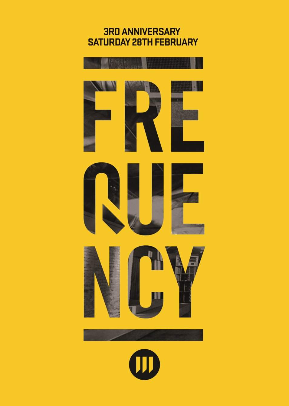 Frequency - 3rd Anniversary - フライヤー表