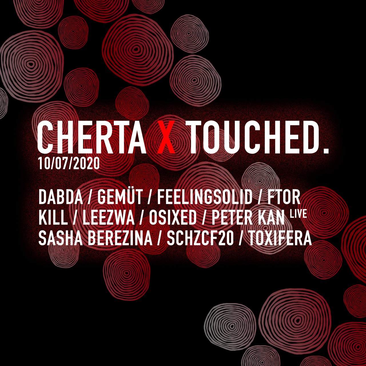 CHERTA x Touched - Página frontal