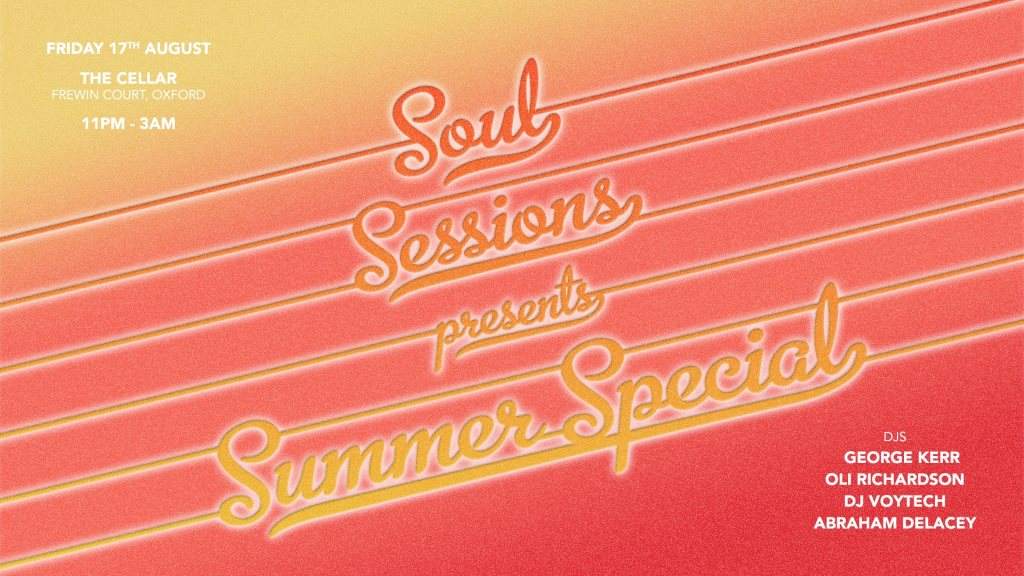 Soul Sessions Pres. Summer Special - Página frontal
