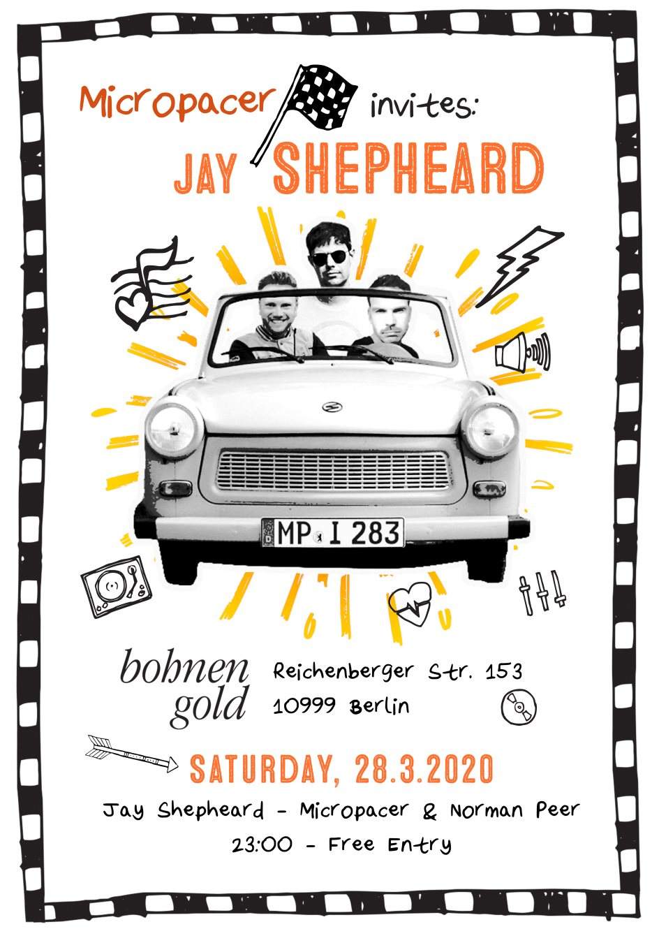[Cancelled / Postponed] Micropacer Invites... #1 with Jay Shepheard - フライヤー表