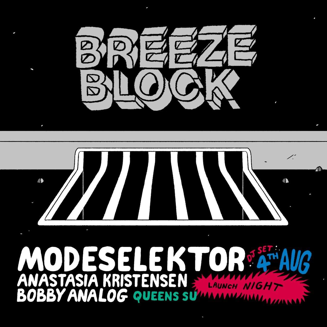BreezeBlock Launch Night - Página frontal