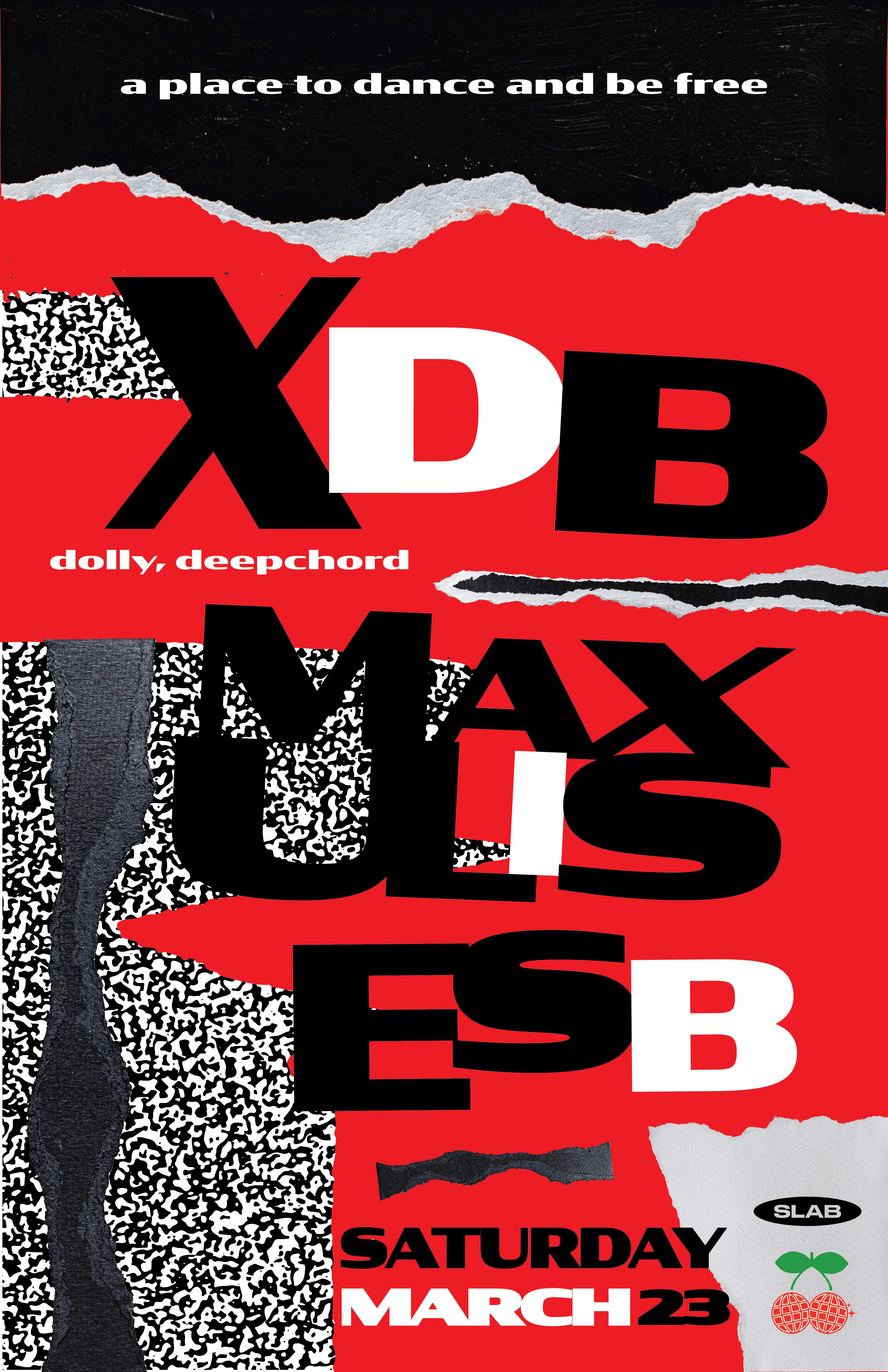 SLAB presents XDB - フライヤー表