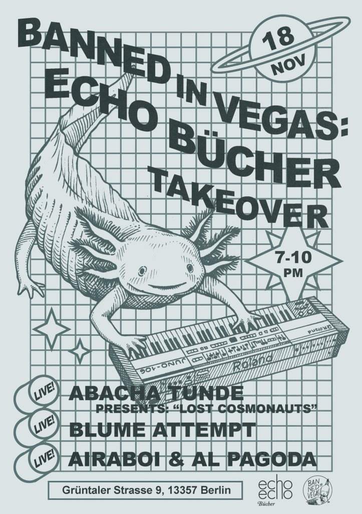 Banned in Vegas: Echo Takeover - フライヤー表