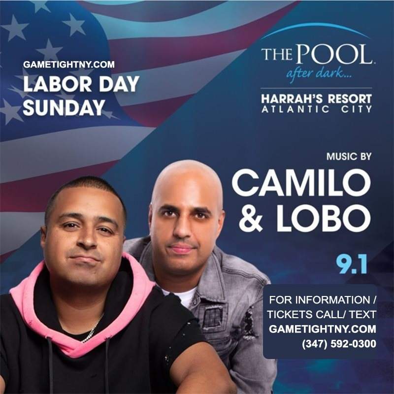 Labor Day Weekend at The Pool at Harrah's Resort, New Jersey