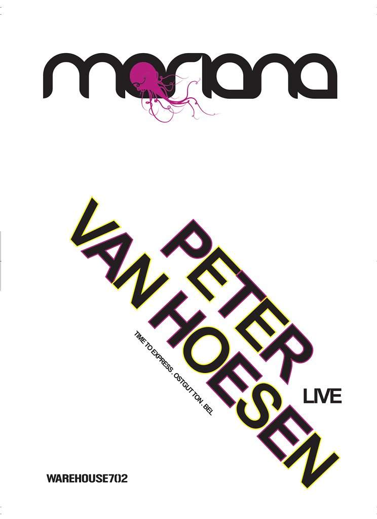 Mariana Ltd 003: Peter Van Hoesen Live , Tr Nch Live - フライヤー表