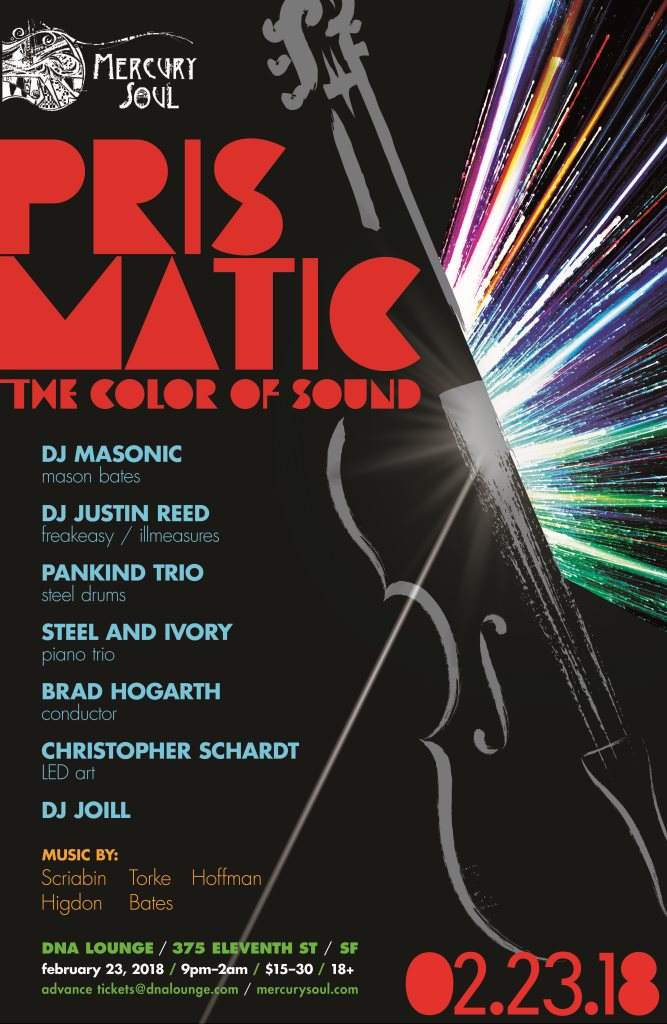 Mercury Soul presents: Prismatic - The Color of Sound - Página frontal