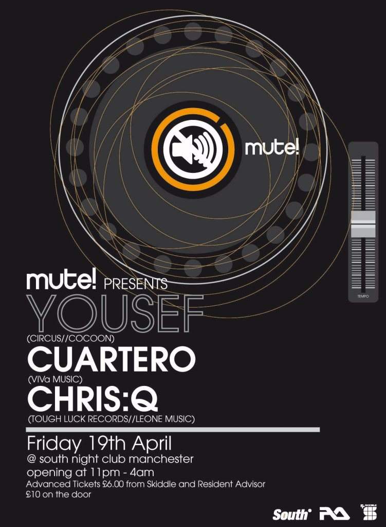 mute! presents: Yousef & Cuartero - Página frontal