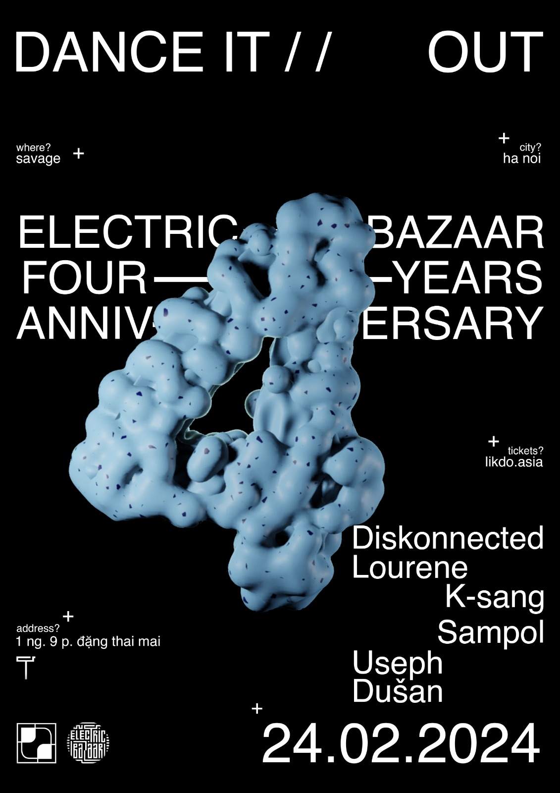 Electric Bazaar: 4 Years Anniversary - Página frontal