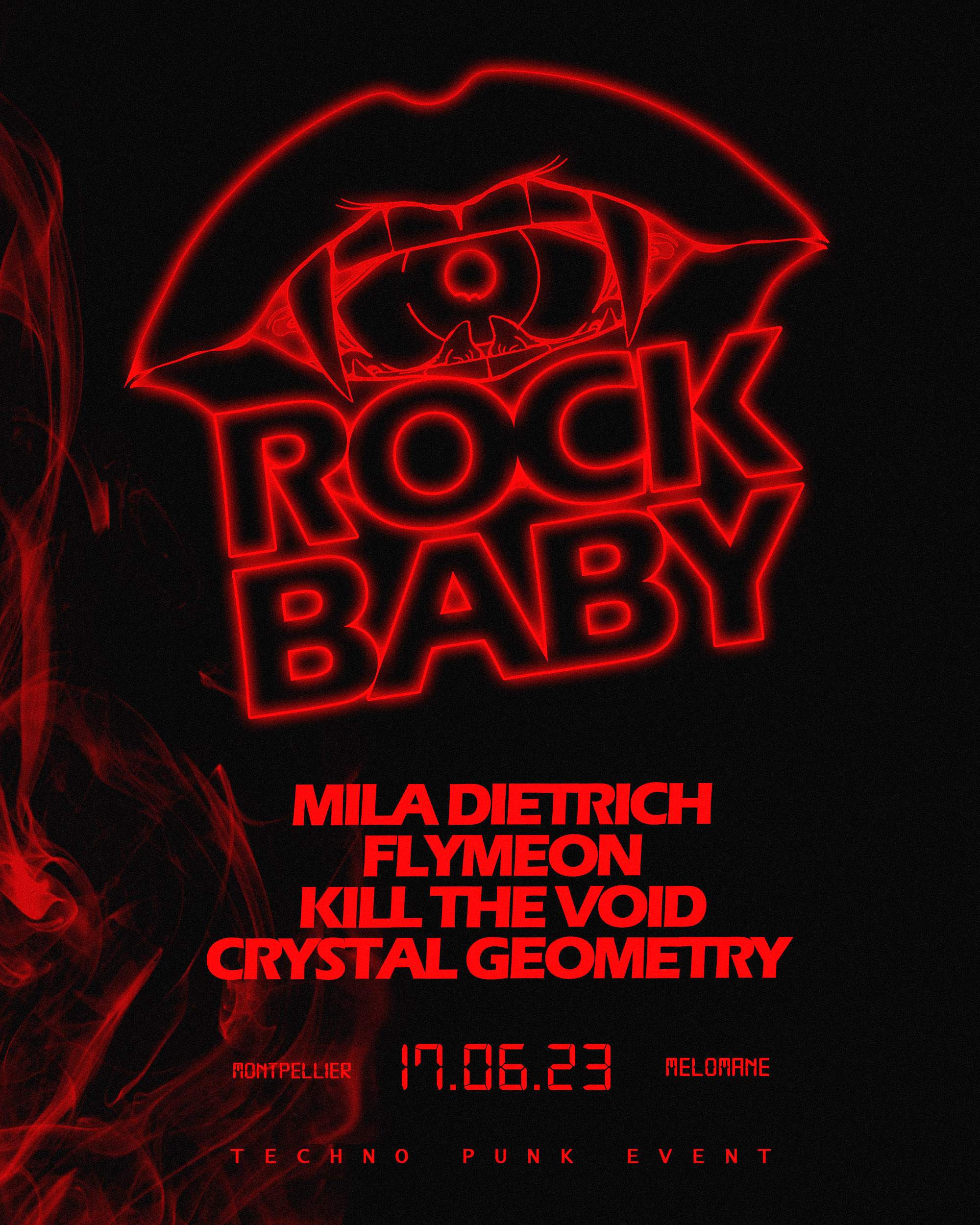 Rock Baby - Montpellier - フライヤー裏