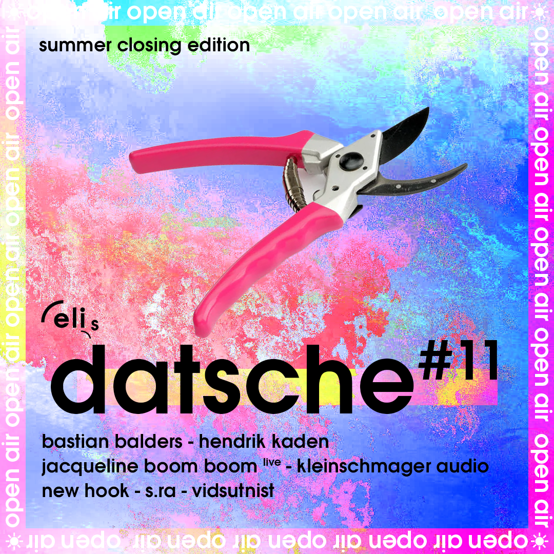 Datsche #11 - Open Air Closing - フライヤー表