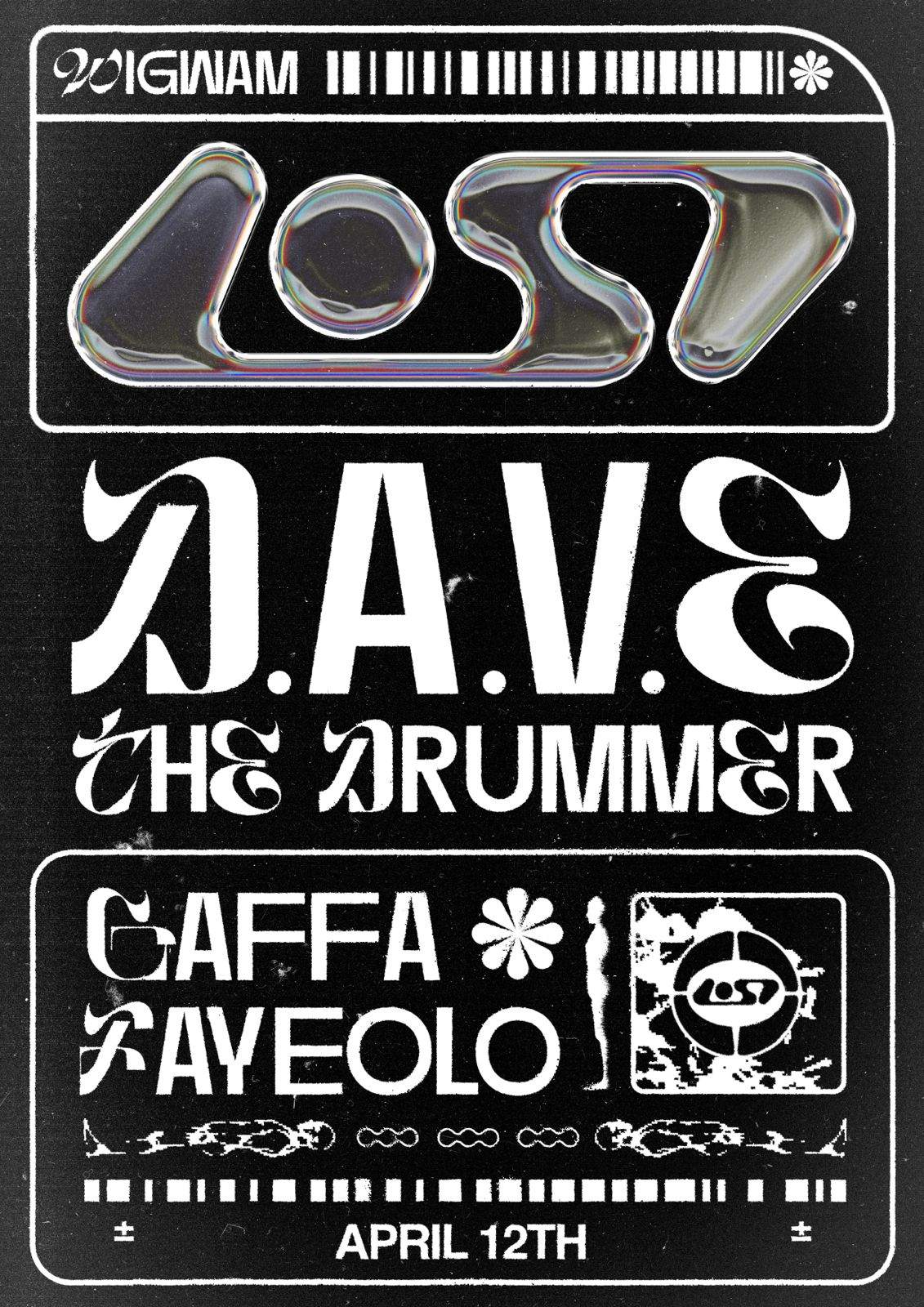 LOST: with D.A.V.E The Drummer - Página frontal