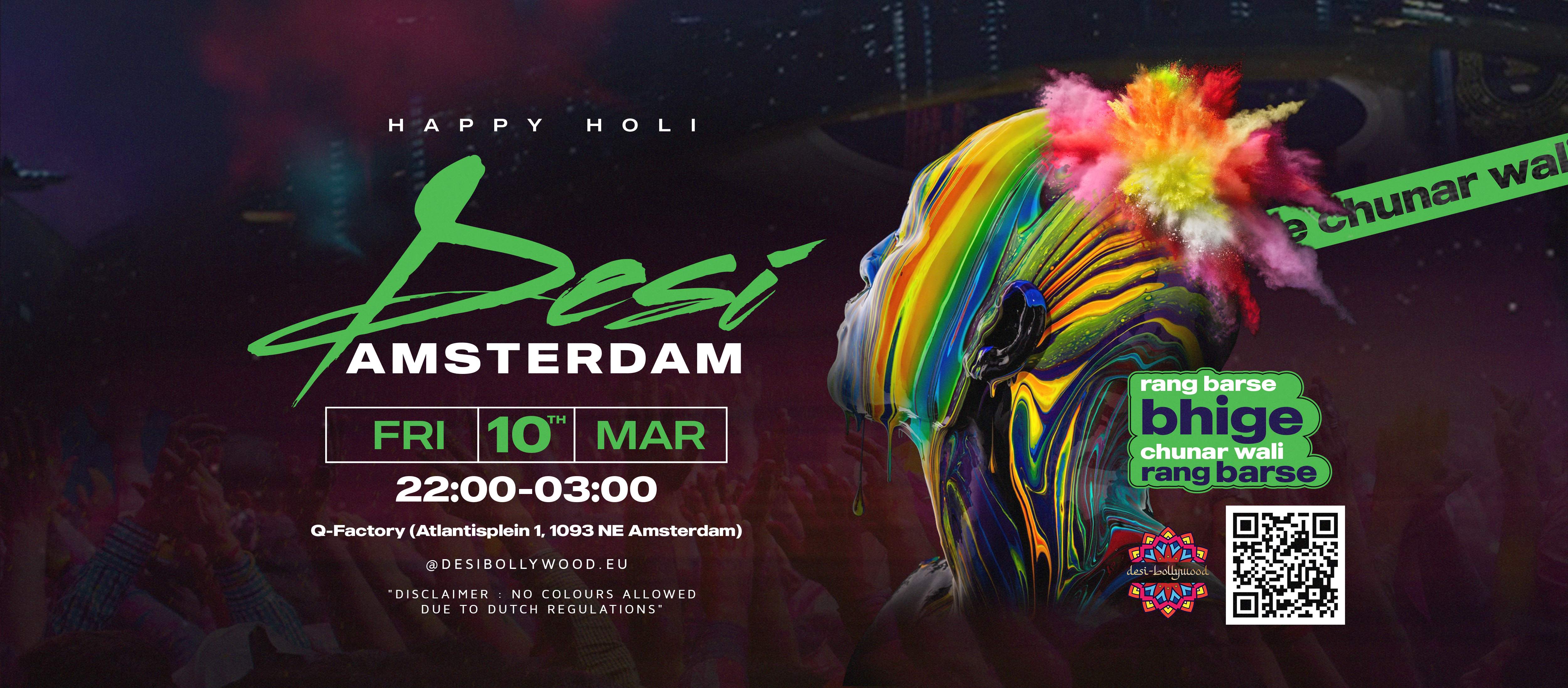 Desi - Amsterdam: Happy Holi - Página frontal