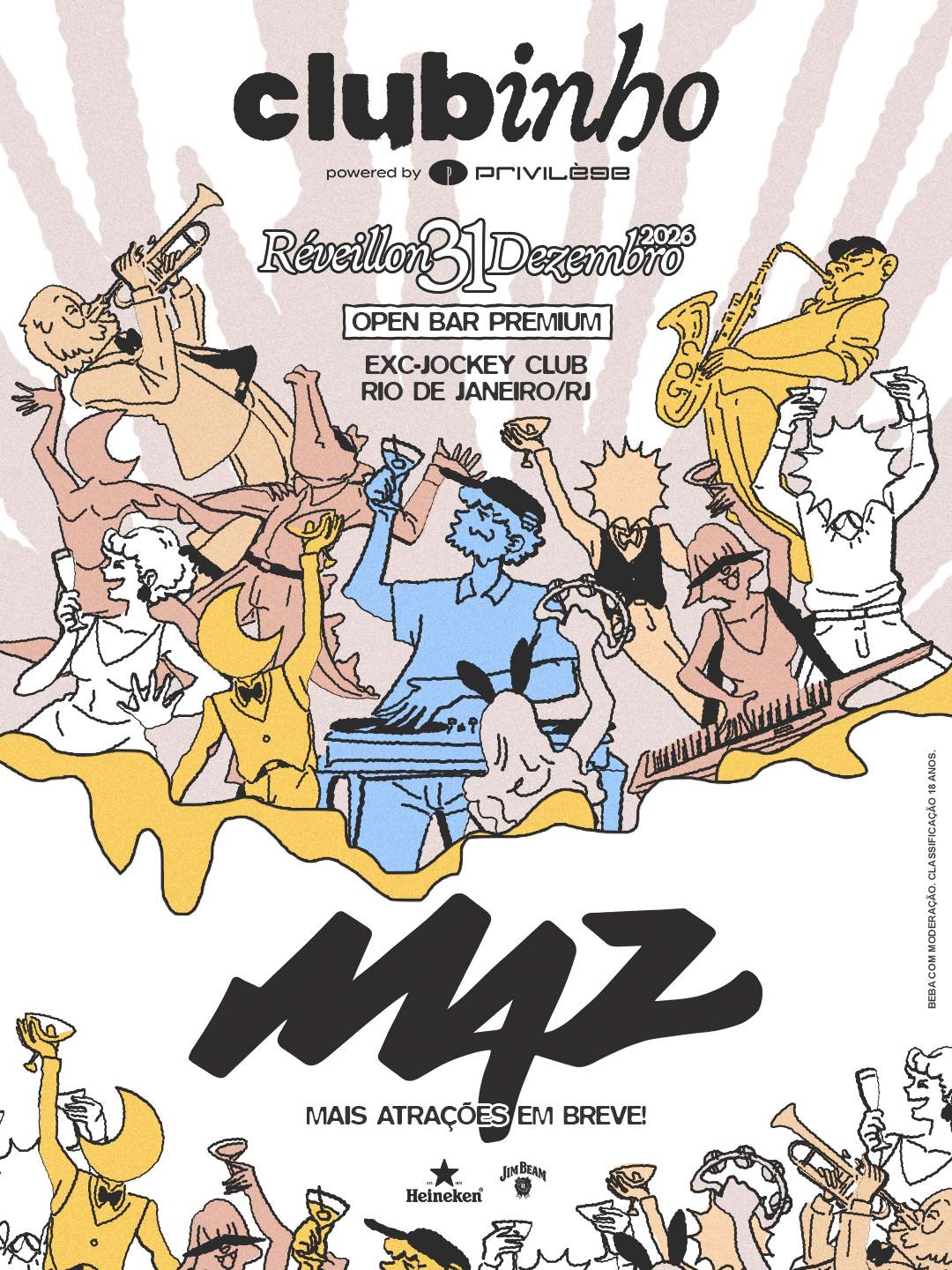 CLUBINHO presents MAZ - New Year's Eve (Réveillon) at EXC Jockey Club ...