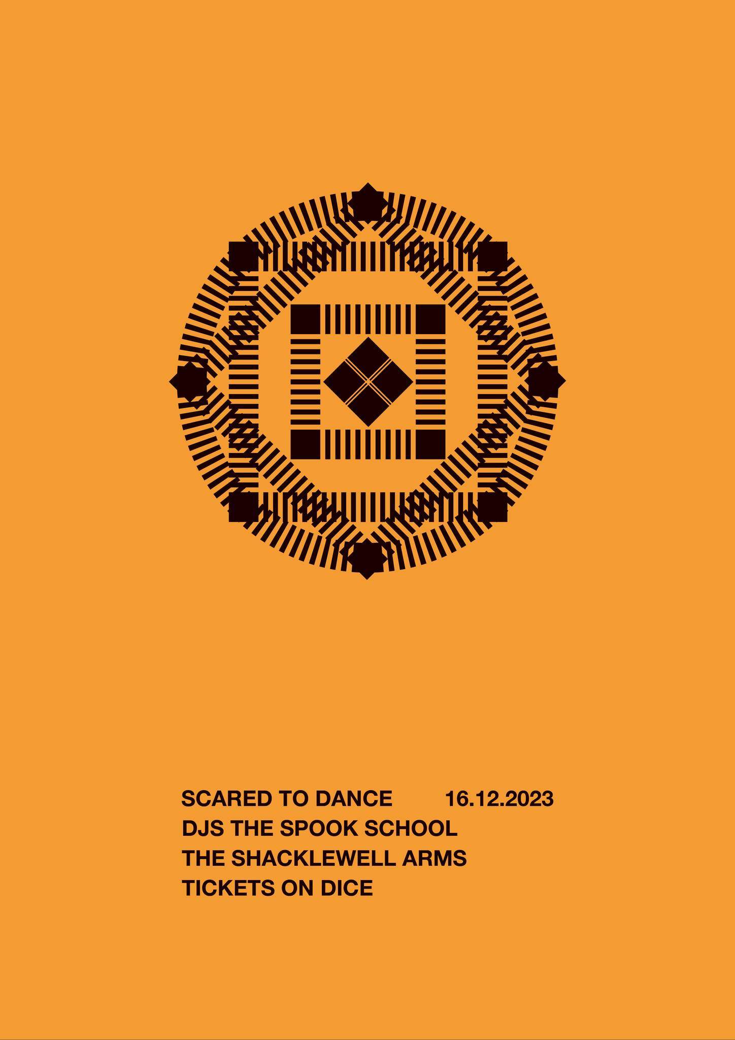 Scared To Dance: Guest DJs The Spook School - Página frontal