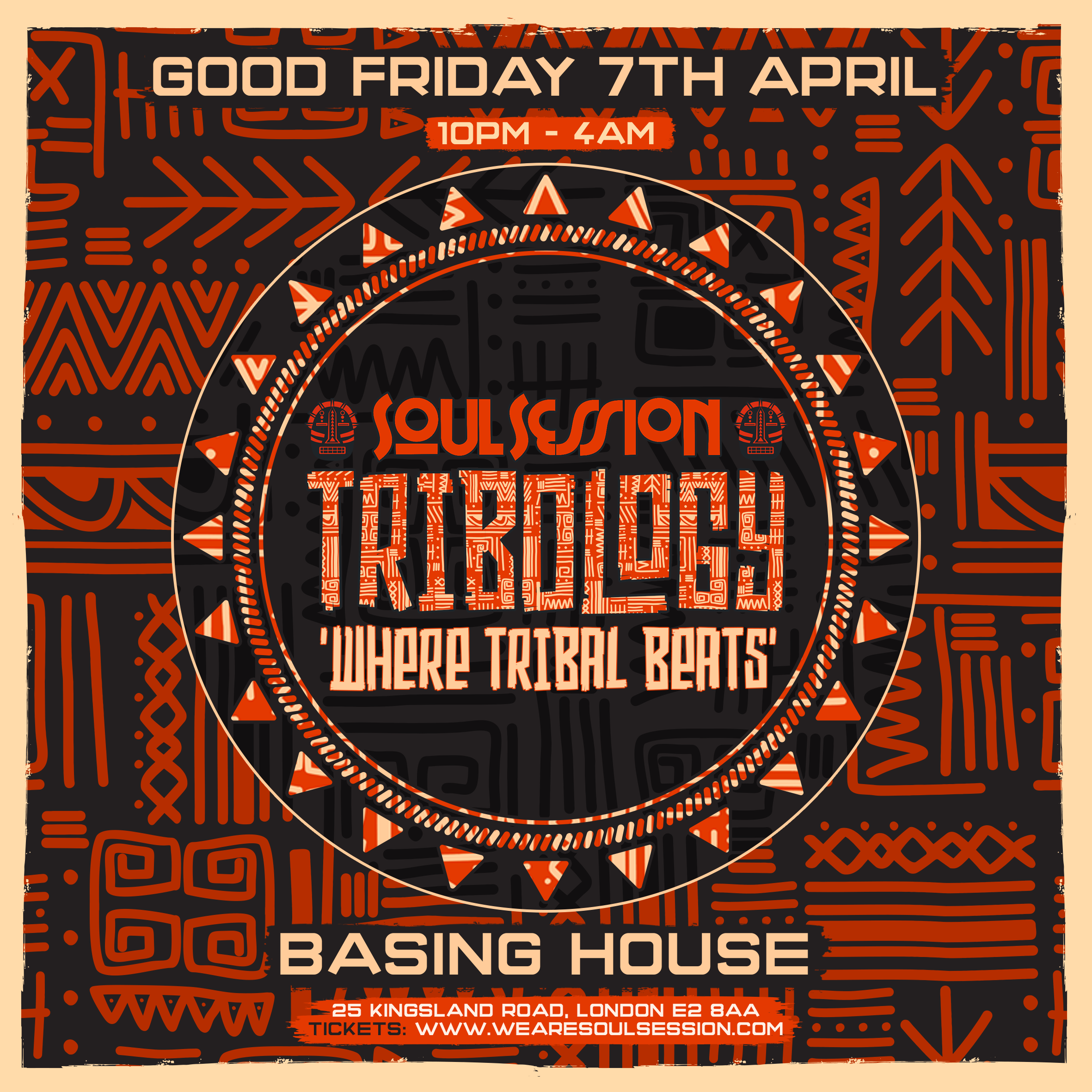 Tribology - Where Tribal Beats - フライヤー表