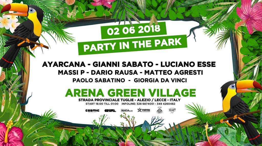 Party In The Park - フライヤー表