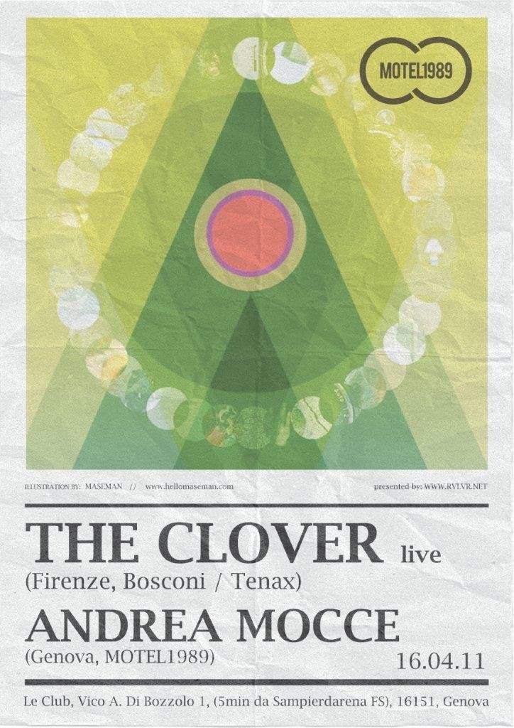Motel1989 Meets The Clover - フライヤー表