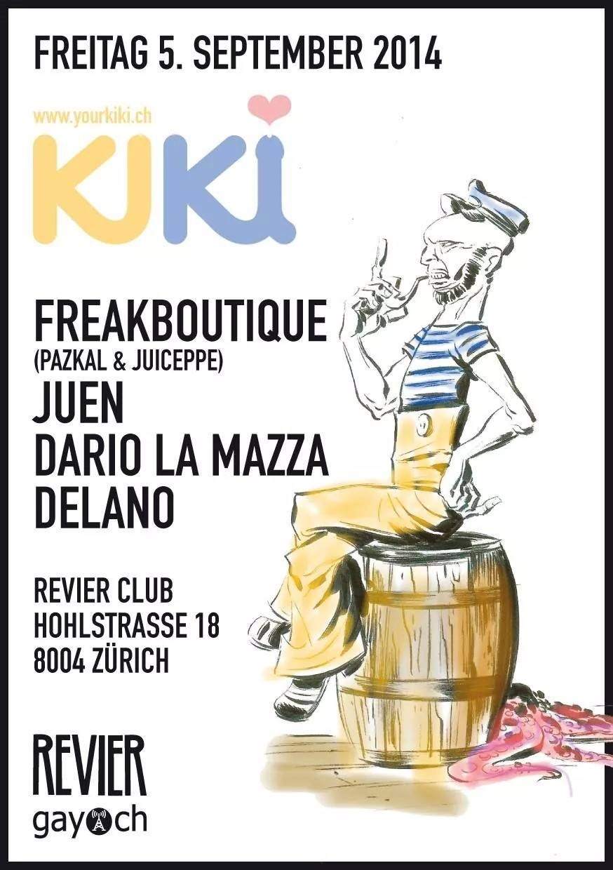 Kiki mit Freakboutique - フライヤー表
