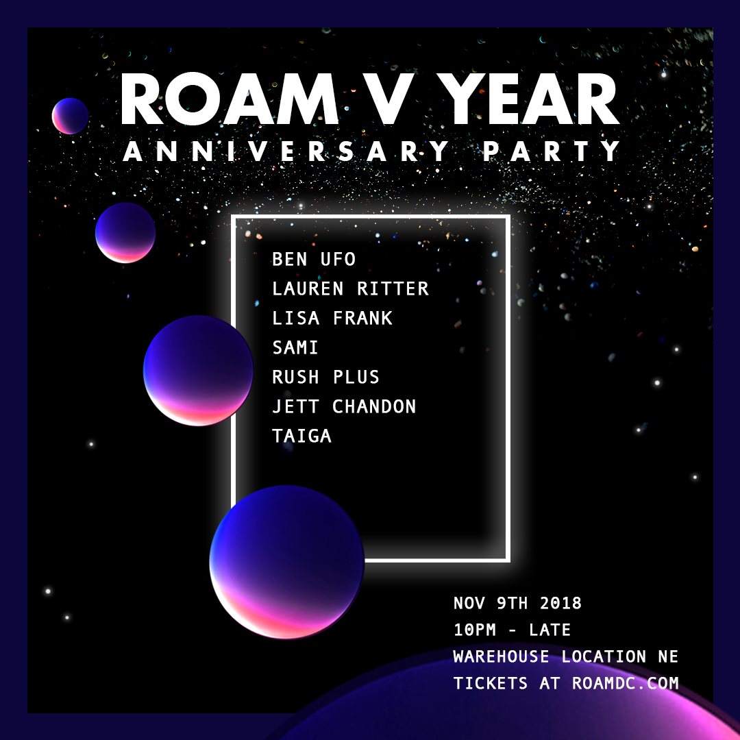 ROAM V YEAR [Limited Door Tickets Available] - Página trasera