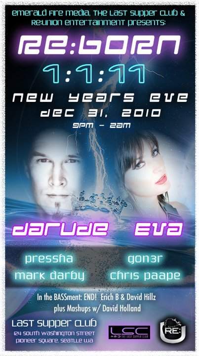 re:born 1:1:11 with Darude New Years Eve - Página frontal