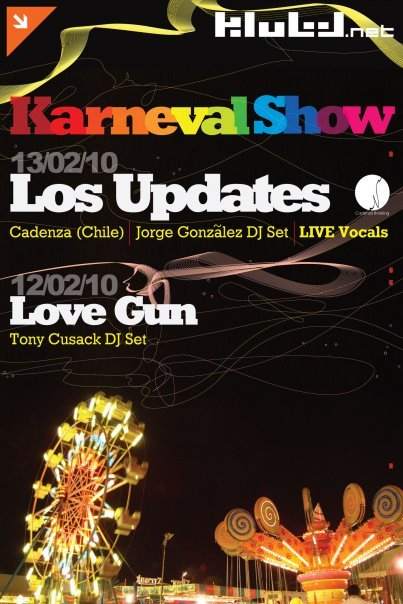 Klubd - Karneval Show - Los Updates Live - Página frontal