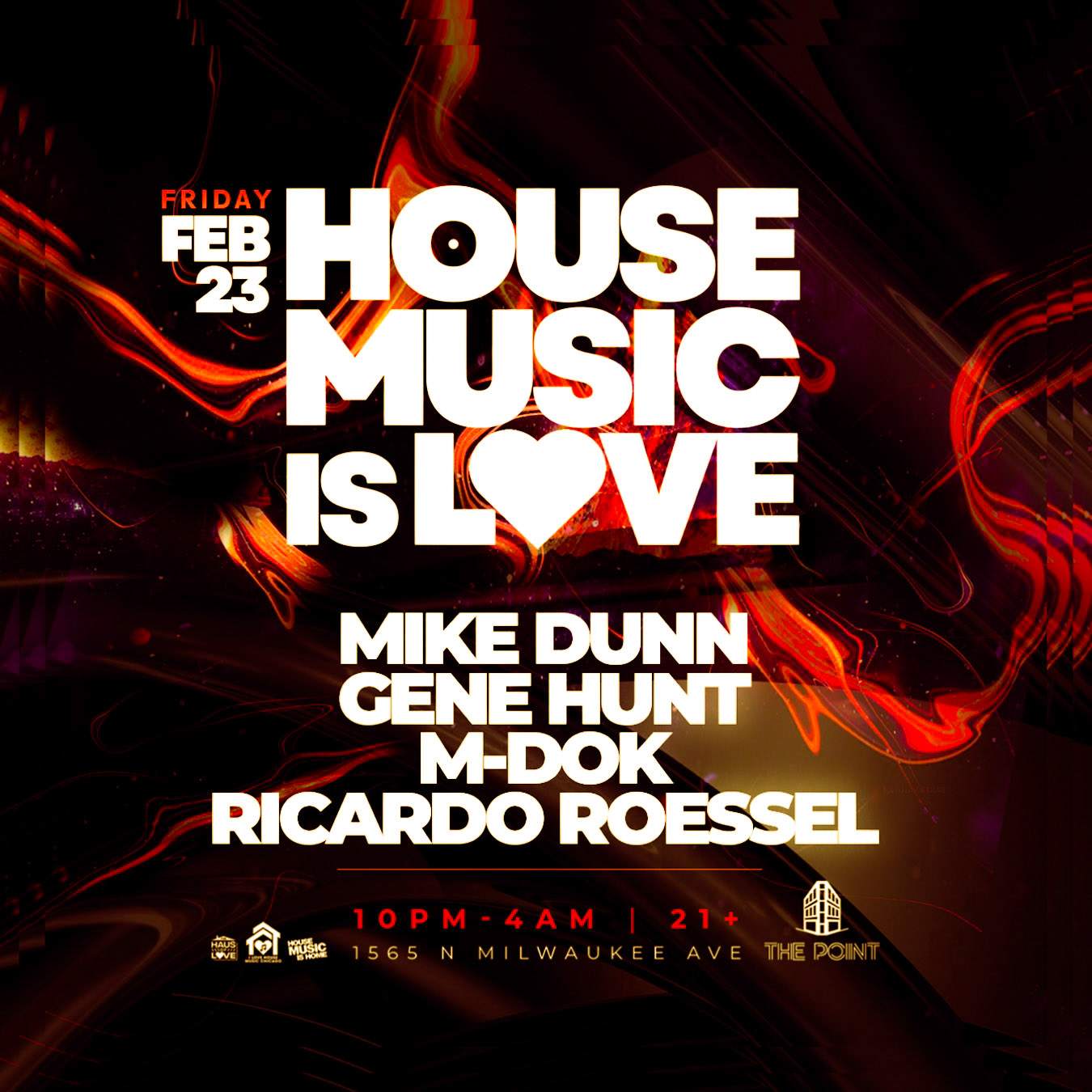 House Music is Love. Chosen Fews Mike Dunn, Gene Hunt and More DJ - Página frontal