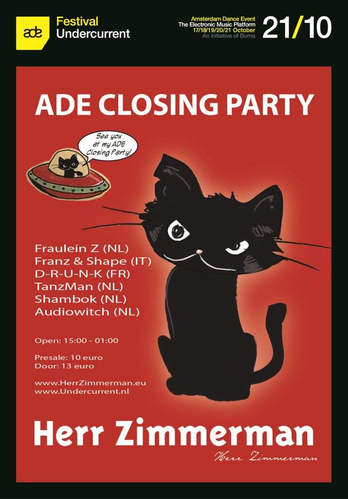 Herr Zimmerman ADE Closing Party - Página frontal