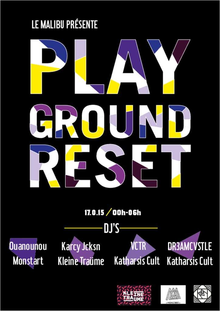 Playground Reset - フライヤー表