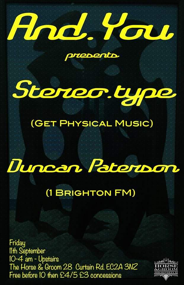 And.You presents: Stereo.Type (Get Physical) - Página frontal