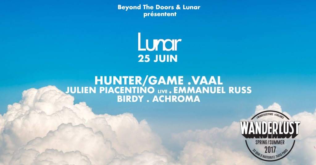 Lunar With.. Hunter/Game, Vaal & More - フライヤー表