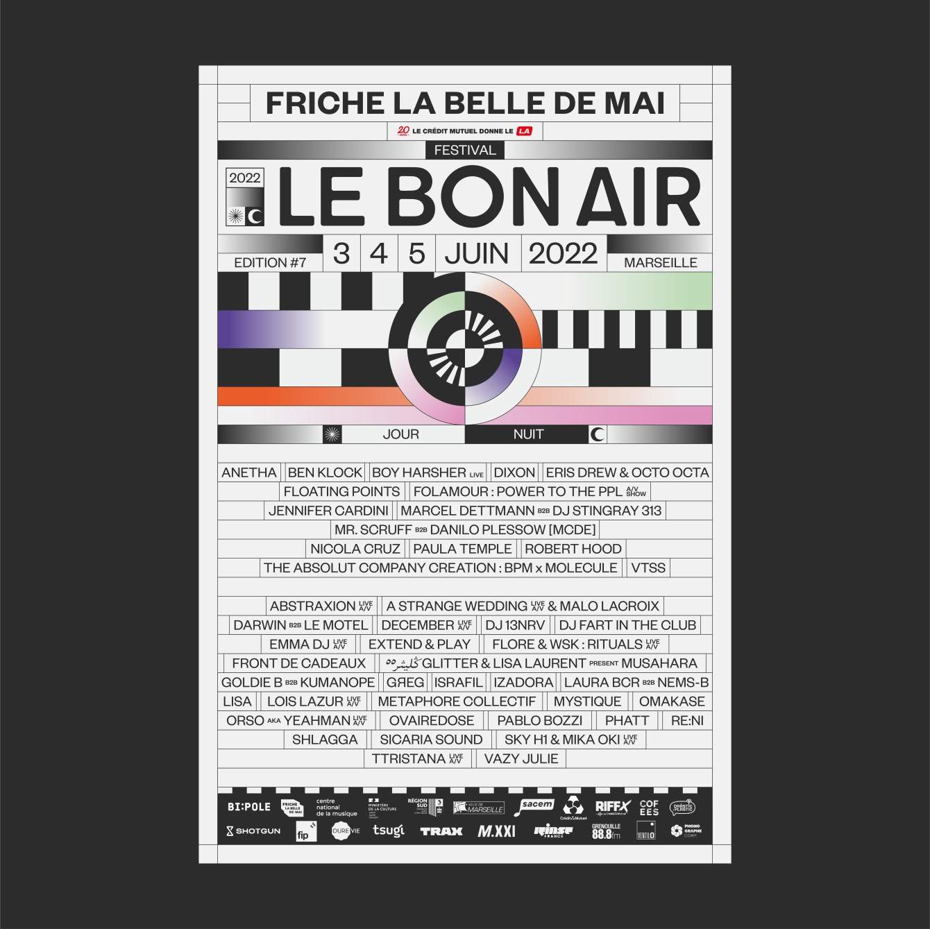 Festival Le Bon Air 2022 - フライヤー裏