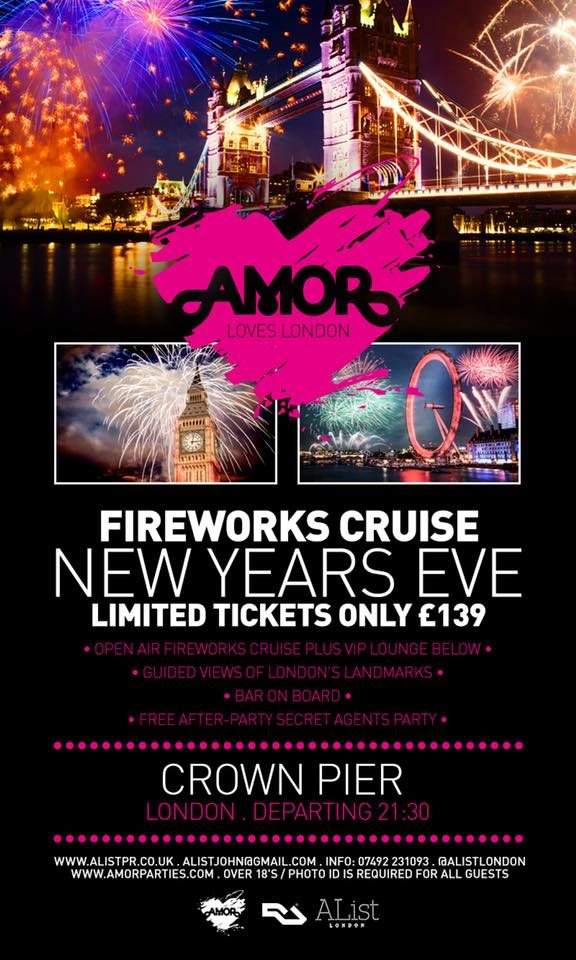 Amor Fireworks up-Close Cruise Plus Space After-Party - Página frontal