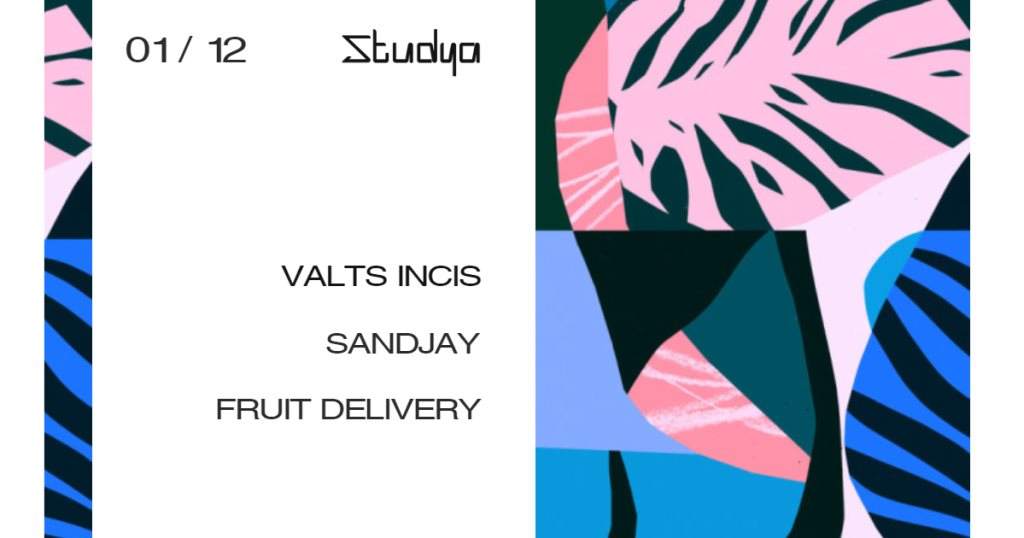 Valts Incis, Sandjay, Fruit Delivery - フライヤー表