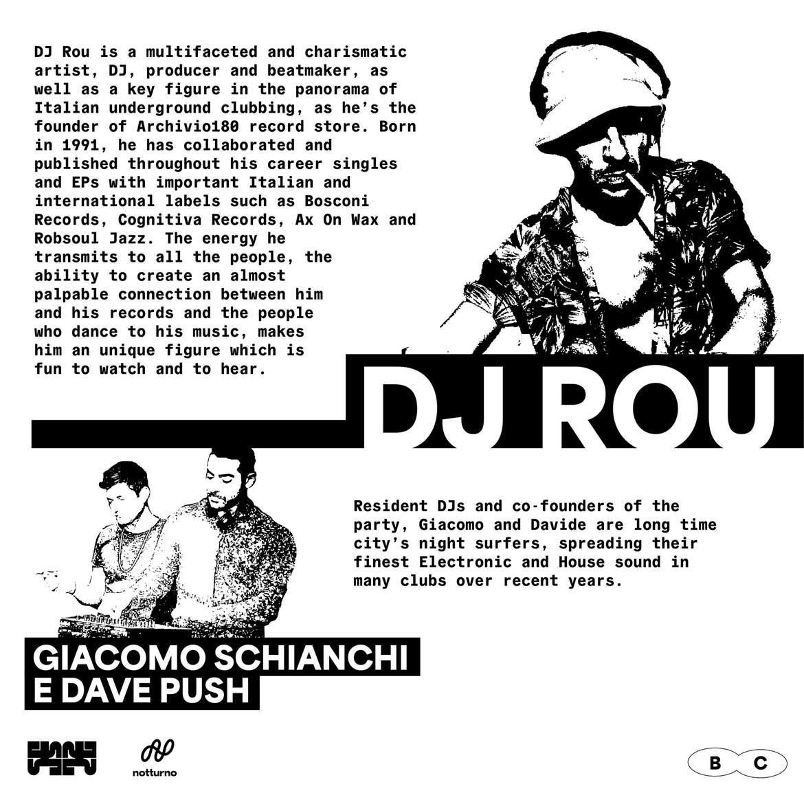 BODYCODE CLOSING PARTY with DJ Rou (Archivio 180) - Página trasera