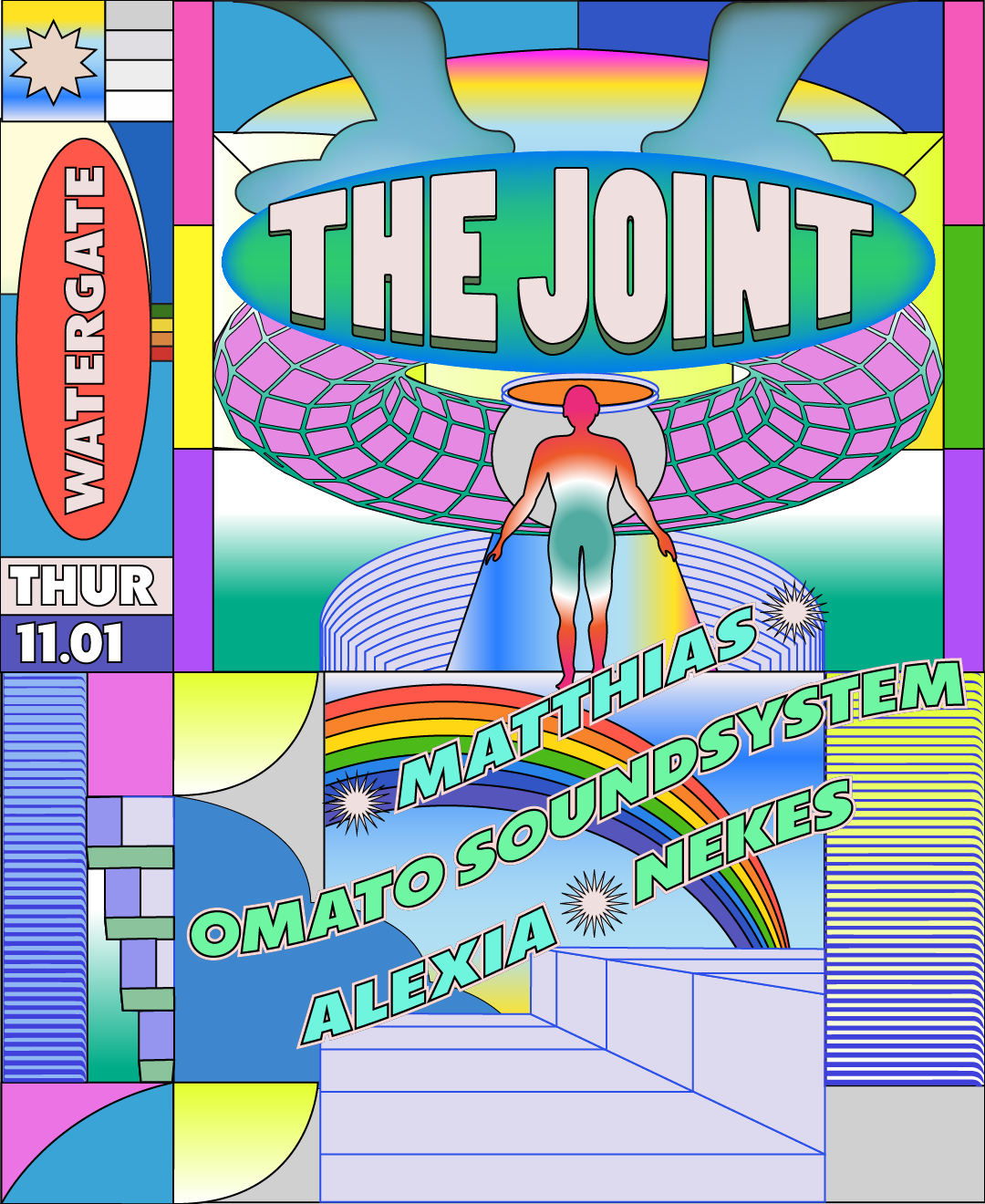 The Joint: Matthias, Omato Soundsystem, Alexia, Nekes - フライヤー表